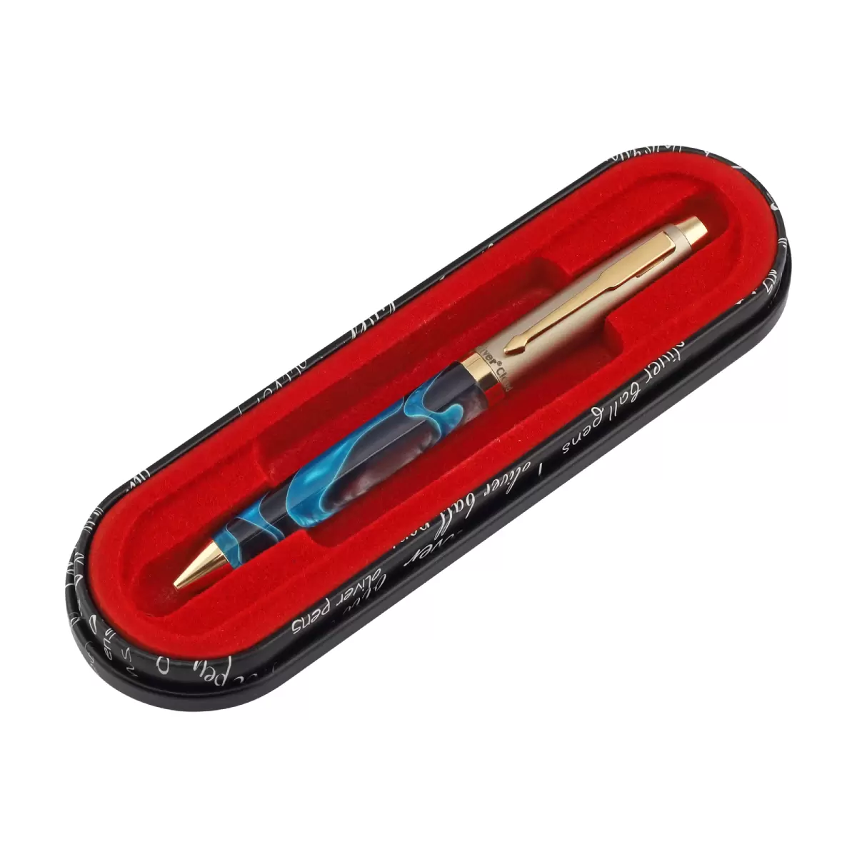 Oliver Cloud Acrylic G Ball Pen With T Box A