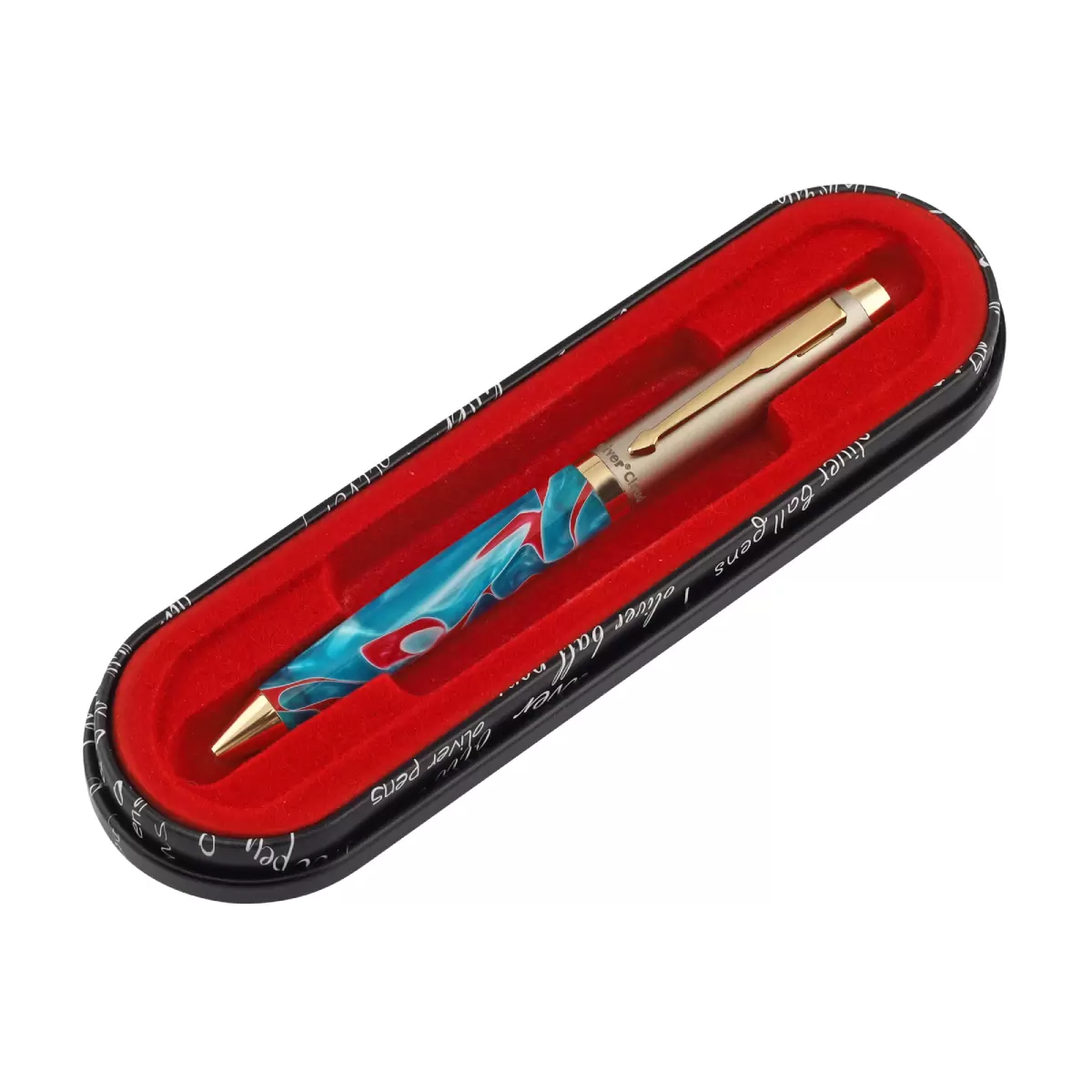 Oliver Cloud Acrylic G Ball Pen With T Box B