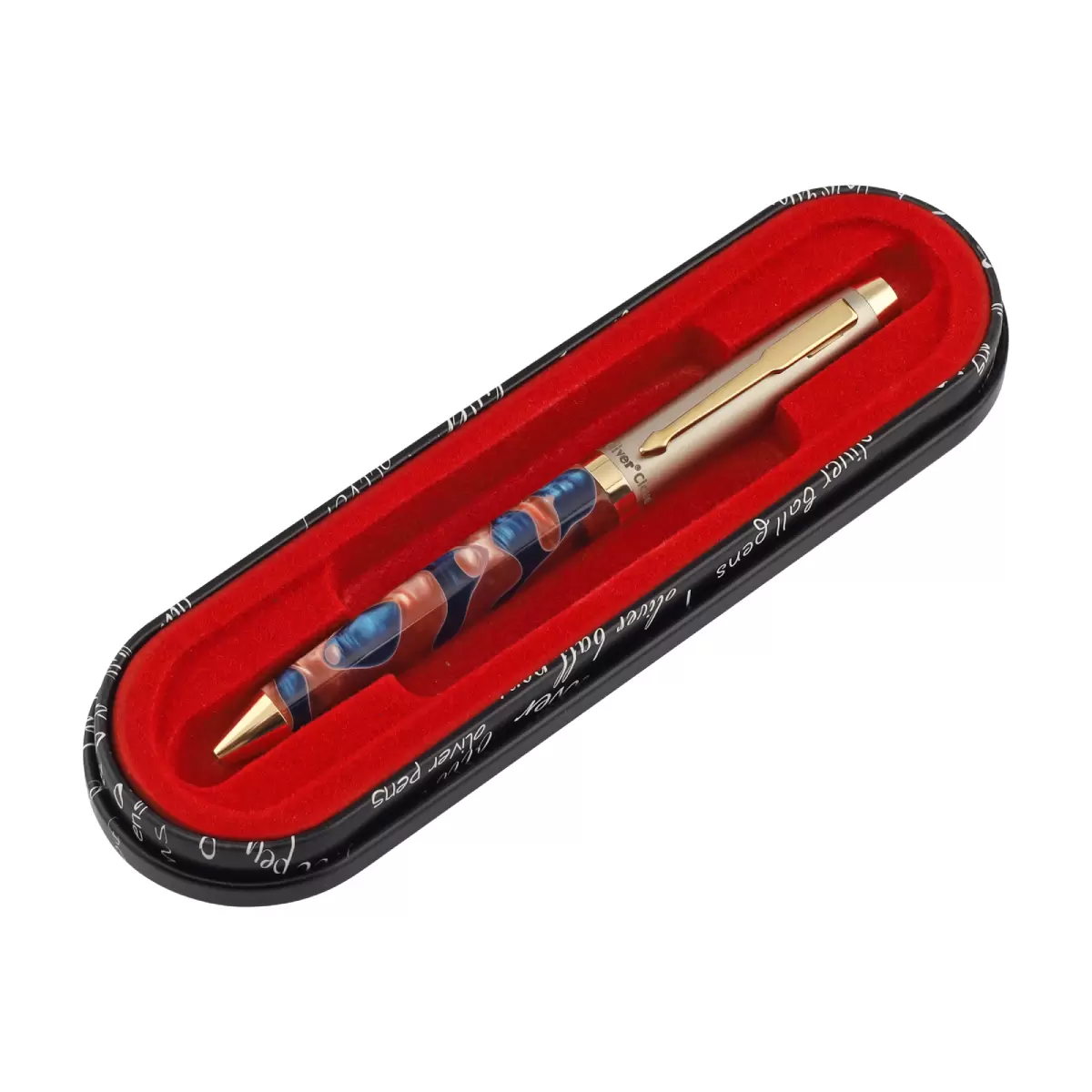 Oliver Cloud Acrylic G Ball Pen With T Box C