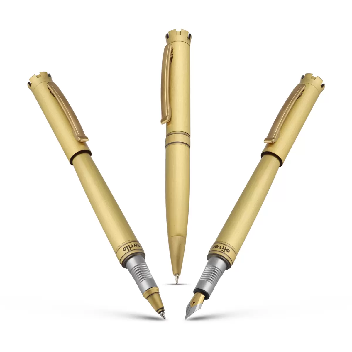 Oliver Crown Brush Finish FP A