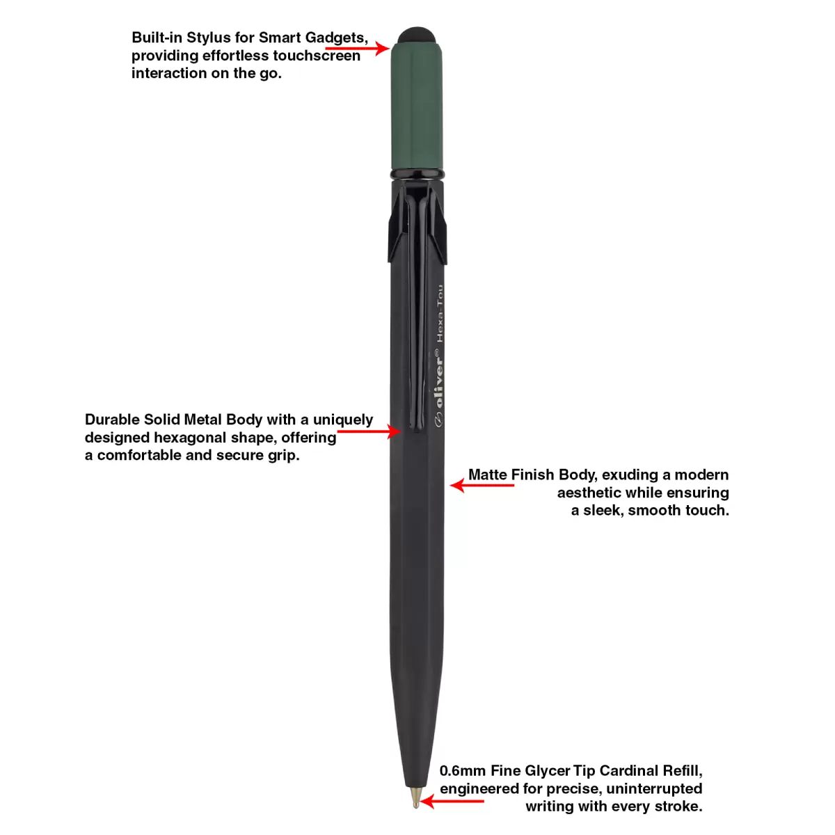 Oliver Hexa Tou Ball Pen