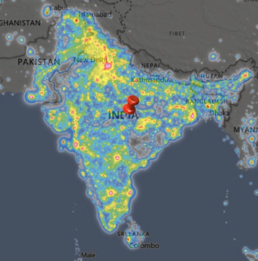 Light Pollution Map